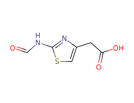 4-Thiazoleacetic acid,2-(formylamino)-