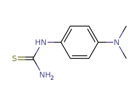 Molecular Structure of 22283-43-8 (1-[4-(DIMETHYLAMINO)PHENYL]-2-THIOUREA)