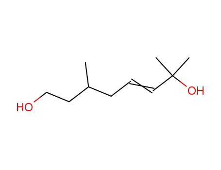 Molecular Structure of 1564-99-4 (3,7-dimethyloct-5-ene-1,7-diol)