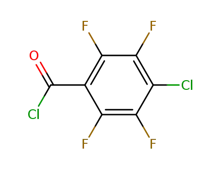 Molecular Structure of 145572-10-7 (4-CHLORO-2,3,5,6-TETRAFLUOROBENZOYL CHLORIDE)