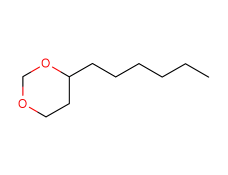 Molecular Structure of 2244-85-1 (4-hexyl-1,3-dioxane)