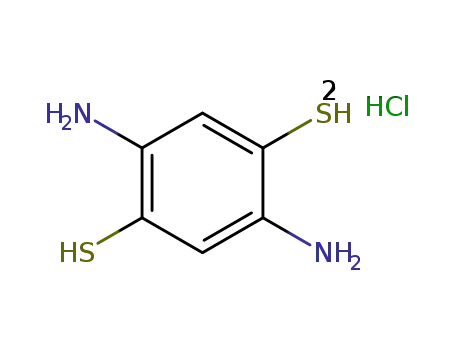 Molecular Structure of 75464-52-7 (2,5-DIAMINO-1,4-BENZENEDITHIOL DIHYDROCHLORIDE)
