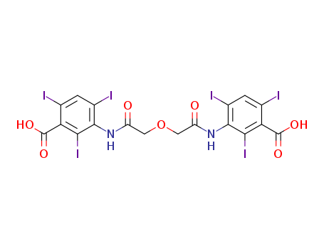 Benzoic acid,3,3'-[oxybis[(1-oxo-2,1-ethanediyl)imino]]bis[2,4,6-triiodo-