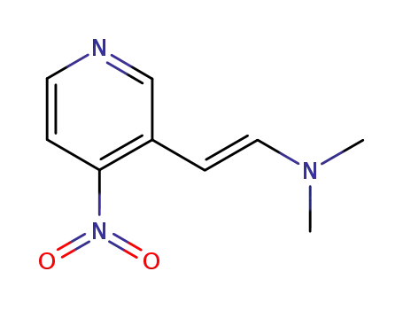 Molecular Structure of 148760-47-8 (3-Dimethylaminovinylene-4-nitropyridine)