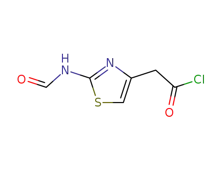Molecular Structure of 782441-52-5 ([2-(formylamino)-1,3-thiazol-4-yl]acetyl chloride)