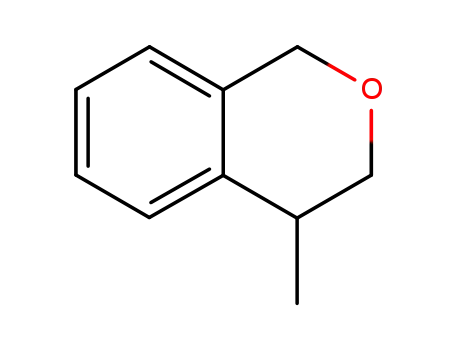 Molecular Structure of 26164-08-9 (3,4-dihydro-4-methyl-1H-2-benzopyran)