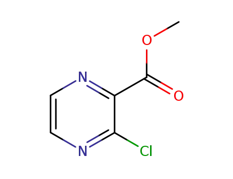 Molecular Structure of 27825-21-4 (Methyl 3-chloro-2-pyrazinecarboxylate)