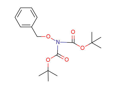 Molecular Structure of 142654-28-2 (O-benzyl-N,N’-di-tert-butoxycarbonylhydroxylamine)