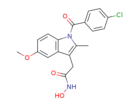 1H-Indole-3-acetamide,1-(4-chlorobenzoyl)-N-hydroxy-5-methoxy-2-methyl-