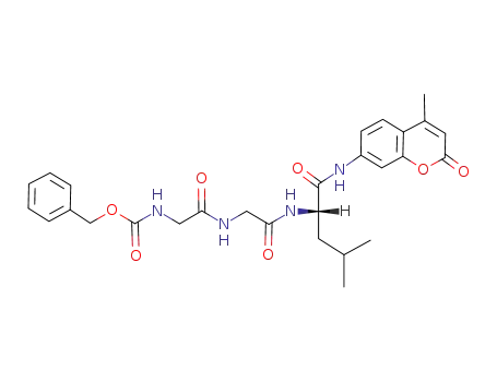 Molecular Structure of 97792-39-7 (Z-GLY-GLY-LEU-AMC)