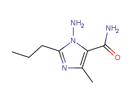Molecular Structure of 865444-89-9 (3-amino-5-methyl-2-propyl-3H-imidazole-4-carboxamide)