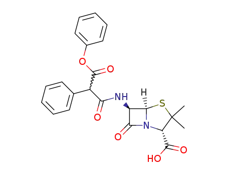 Molecular Structure of 27025-49-6 (CARBENICILLIN PHENYL SODIUM)
