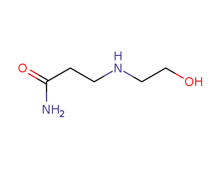 Molecular Structure of 27076-30-8 (3-[(2-hydroxyethyl)amino]propionamide)