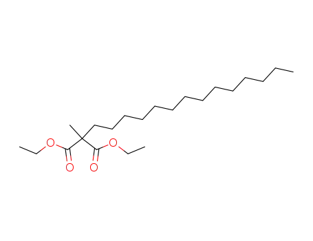 Molecular Structure of 114289-75-7 (methyl-tetradecyl-malonic acid diethyl ester)