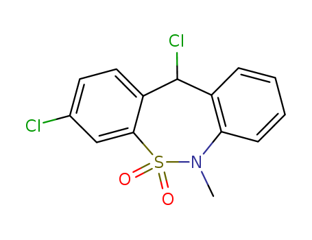 3,11-dichloro-6-methyl-11H-benzo[c][2,1]benzothiazepine 5,5-dioxide