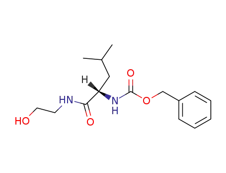 benzyl N-[(1S)-1-[(2-hydroxyethyl)carbamoyl]-3-methylbutyl]carbamate