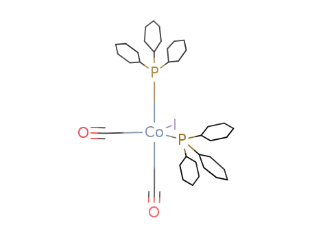 Molecular Structure of 112792-41-3 (ICo(CO)2(P(C<sub>6</sub>H<sub>11</sub>)3)2)