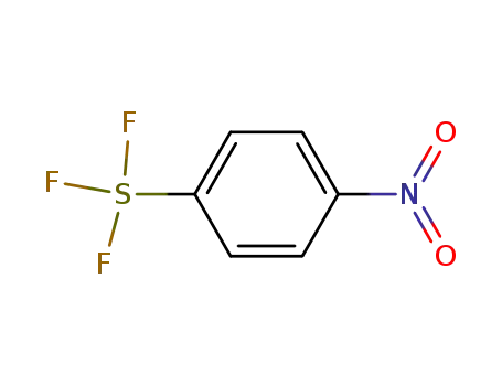 Molecular Structure of 1526-28-9 (4-nitrophenylsulphur trifluoride)