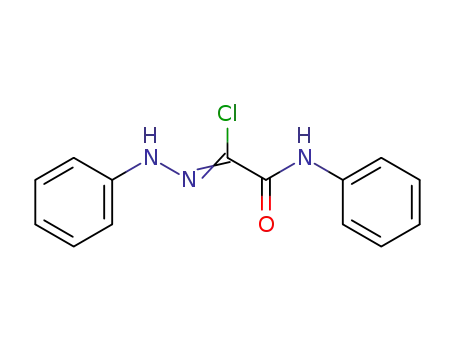 Molecular Structure of 33101-93-8 (2-CHLORO-2-(2-PHENYLHYDRAZONO)-N-PHENYLACETAMIDE)