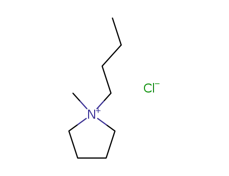 Molecular Structure of 479500-35-1 (1-Butyl-1-methylpyrrolidinium chloride)