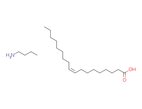 Molecular Structure of 26094-13-3 (N-BUTYLAMINE OLEATE)