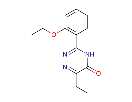 Molecular Structure of 1417529-52-2 (3-(2-ethoxyphenyl)-6-ethyl-4H-[1,2,4]triazin-5-one)