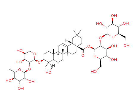 Molecular Structure of 87733-77-5 (Mukurozisaponin X)