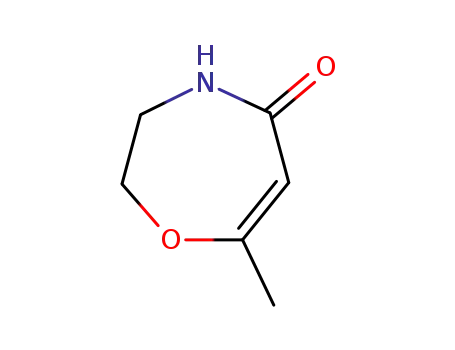 Molecular Structure of 26244-73-5 (3,4-dihydro-7-methyl-1,4-oxazepin-5(2H)-one)