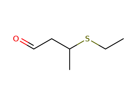 Molecular Structure of 27205-24-9 (3-(Ethylthio)butanal)