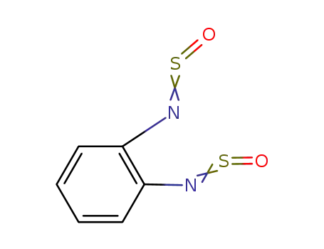 Molecular Structure of 15995-56-9 (1,2-Benzenediamine, N,N'-bis(sulfinyl)-)