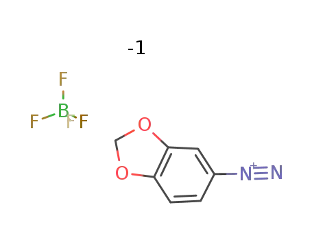 Molecular Structure of 1682-37-7 (1,3-Benzodioxole-5-diazonium, tetrafluoroborate(1-))
