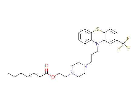 Heptanoic acid,2-[4-[3-[2-(trifluoromethyl)-10H-phenothiazin-10-yl]propyl]-1-piperazinyl]ethylester