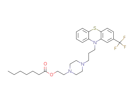 Molecular Structure of 2746-81-8 (fluphenazine O-enantate)