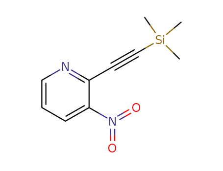 Molecular Structure of 107469-26-1 (3-nitro-2-[2-(trimethylsilyl)ethynyl]pyridine)