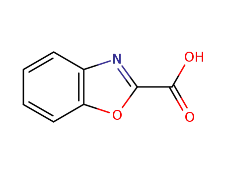 Molecular Structure of 21598-08-3 (BENZOOXAZOLE-2-CARBOXYLIC ACID)