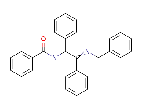 Molecular Structure of 1414364-68-3 (N-benzoyl-N'-benzylidene-meso-1,2-diphenyl-ethylendiamine)