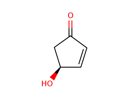 Molecular Structure of 59995-49-2 (4-hydroxy-2-cyclopentenone)