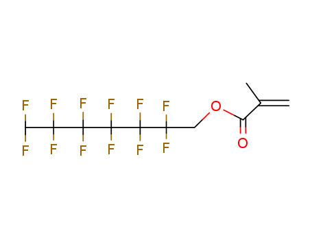 2261-99-6,1H,1H,7H-Dodecafluoroheptyl methacrylate,Methacrylicacid, 2,2,3,3,4,4,5,5,6,6,7,7-dodecafluoroheptyl ester (7CI,8CI); 1-Heptanol,2,2,3,3,4,4,5,5,6,6,7,7-dodecafluoro-, methacrylate (8CI);1,1,7-Trihydrododecafluoroheptyl methacrylate; 1H,1H,7H-Dodecafluoroheptylmethacrylate; M 5610; a,a,w-Trihydroperfluoroheptyl methacrylate