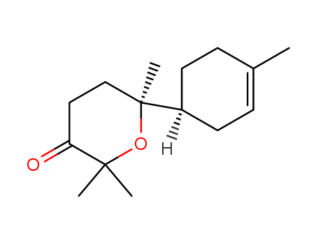 2H-Pyran-3(4H)-one,dihydro-2,2,6-trimethyl-6-[(1S)-4-methyl-3-cyclohexen-1-yl]-, (6S)-