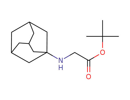 Molecular Structure of 924281-70-9 (t-butyl 2-(adamantan-1-ylamino)acetate)