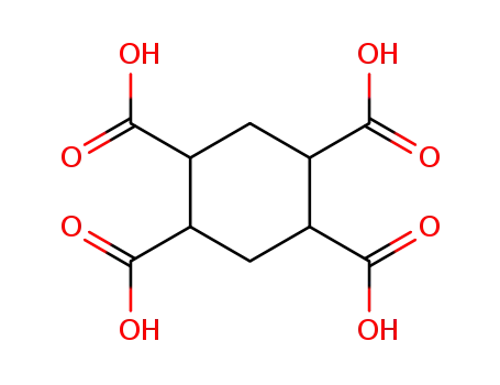 Molecular Structure of 15383-49-0 (CYCLOHEXANE-1 2 4 5-TETRACARBOXYLIC ACI&)