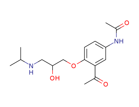 Acetamide,N-[3-acetyl-4-[2-hydroxy-3-[(1-methylethyl)amino]propoxy]phenyl]-