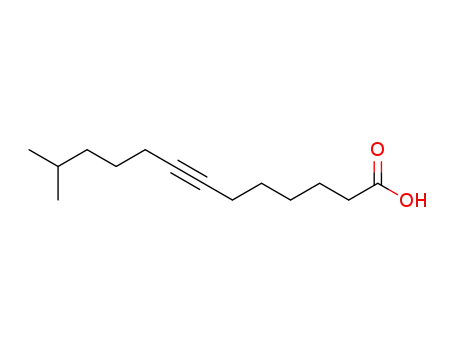 Molecular Structure of 857078-90-1 (12-methyl-tridec-7-ynoic acid)