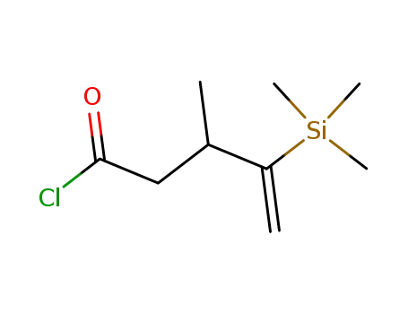 4-Pentenoyl chloride, 3-methyl-4-(trimethylsilyl)-