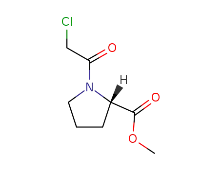 Molecular Structure of 38074-72-5 (1-(CHLOROACETYL)-L-PROLINE METHYL ESTER)