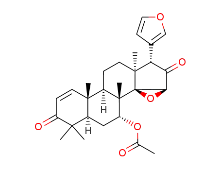 Molecular Structure of 18385-59-6 (epoxyazadiradione)