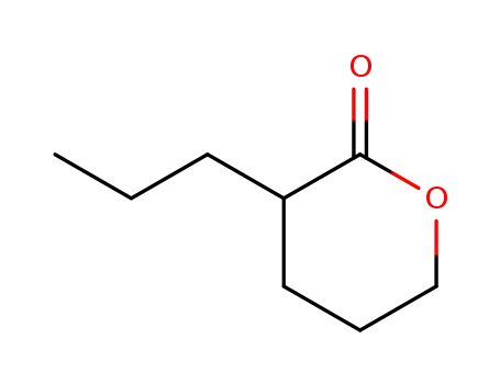 Molecular Structure of 22791-77-1 (tetrahydro-3-propyl-2H-pyran-2-one)