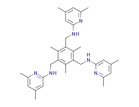 Molecular Structure of 485831-83-2 (1,3,5-tris[(4,6-dimethylpyridin-2-yl)aminomethyl]-2,4,6-trimethylbenzene)