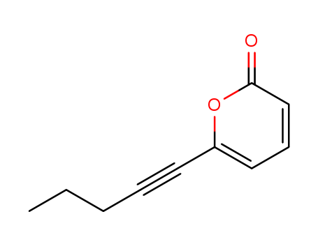 2H-Pyran-2-one,6-(1-pentyn-1-yl)- cas  24203-77-8