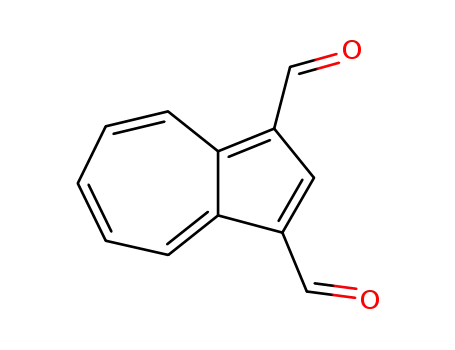 Molecular Structure of 38337-21-2 (1,3-Azulenedicarboxaldehyde)